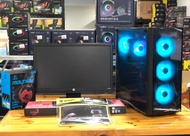 AMD RYZEN 5 2600 / RAM 8GB DDR4 / SSD 120GB/ไม่มีการ์ดจอ / PSU 500W /600W / มือ1ประกัน3ปี / จอ19-20น