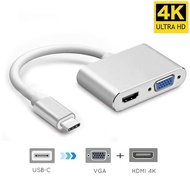 Usb 3.1 Type c to hdmi vga monitor 4k 2k adapter - Usb-c to Hdtv vga 1080p converter