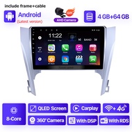 Seicane 10.1 นิ้ว QLED หน้าจอสัมผัส Android 13.0 รถวิทยุชุดหูฟัง GPS 2012 2013 2014 2015 โตโยต้า CAM