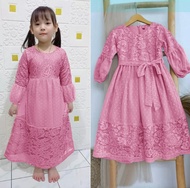 DRESS GAMIS BELINDA ANAK PEREMPUAN 1 - 14 TAHUN // BEBAS PILIH WARNA // TERLARIS DAN TERMURAH