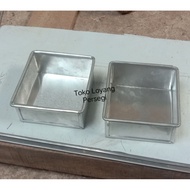 MINI SQUARE PANS 8x8 10x10 Aluminium Baking Pan