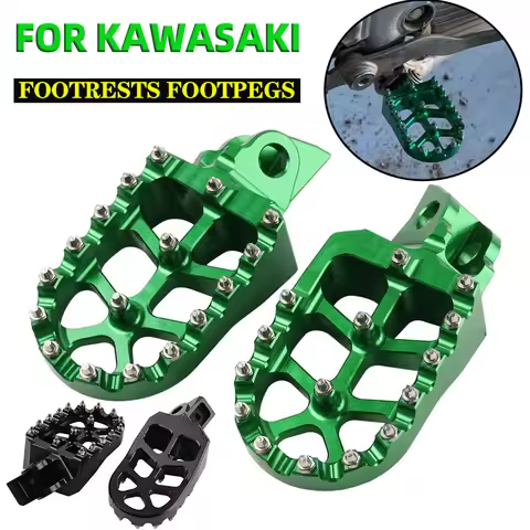 For Kawasaki KX 65 80 85 100 112 KX65 KX80 KX85 KX100 KX112 Motorcycle Accessories Footrest Footpegs