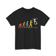 Cotton men's T-shirt  Skater Evolution T-Shirt, Skating Skateboarding Lovers Women Men Shirt XS-3XL