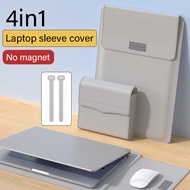 4in1 Laptop sleeve cover for Macbook Air 13.6/15 M4 M3 M2  Pro 13 14 15 16inch  notebook bag compati
