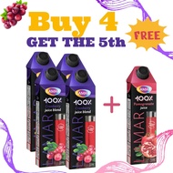 BUY 4 FREE 1 LAMAR 100% Natural Cranberry Juice || No Sugar Added || FREE POMEGRANATE JUICE 1L