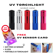 UV (ULTRAVIOLET) LED Torch Light/LAMPU LED CHECK DUIT PALSU PERCUMA UV SENSOR CARD