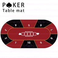 德州撲克遊戲墊 Poker墊 黑紅色