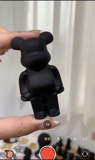 水晶-黑曜石Bearbrick