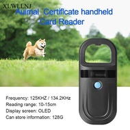 XLWLLNJ Handheld Pet Scanner Fdx-B ID64 Information Storage RFID Rechargeable Portable Universal Ani