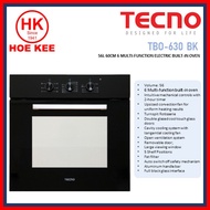 TECNO TBO 630BK 6 Multi-Function Electric Built-in Oven