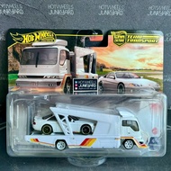 Hot Wheels Team Transport Toyota Soarer Kousoku Hauler Truck 2025 White JDM