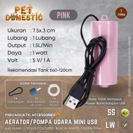 Pompa Aerator USB Mini Portable Air Pump Mesin Airator Oksigen Gelembung Udararium Akuarium Pancing