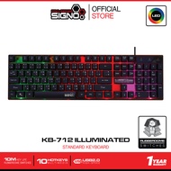 SIGNO Illuminated Standard Keyboard รุ่น KB-712 (คีย์บอร์ด เกมมิ่ง)