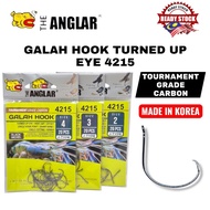 THE ANGLAR SLIM TYPE / J-TYPE  GALAH HOOK 4213/4215 BLACK NICKEL PRAWN HOOK MADE IN KOREA