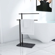 Bathroom Brass Marble Towel Rack Floor Towel Hanging Rod Bathroom Shelf Bath Towel Rack Bathroom Towel Rod