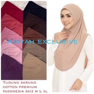 Tudung Sarung Cotton Premium Aisyah Exclusive