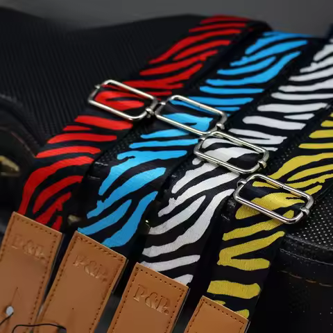 Fashion Striped Color Ukulele Shoulder Strap Crossbody Ukulele Strap Ukulele Accessories Stringed In