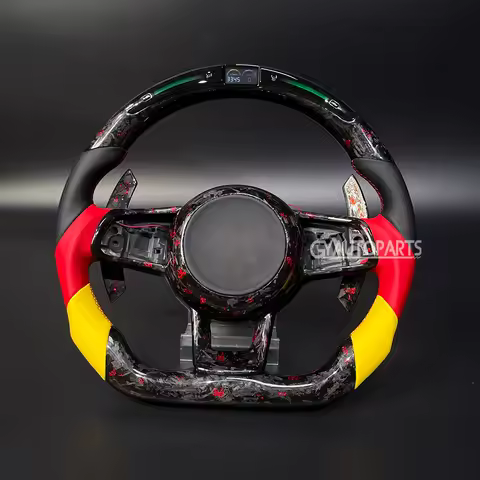 Fit For VW LED Carbon Fiber Steering Wheel GTI GTD Golf 7 MK7 Mk7.5 R Scirocco Polo