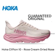 H0ka Clifton 10 Rose Cream Dried Rose Running Shoes UEZF