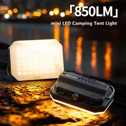 5000Mah LED Camping Tent Light Rechargeable Outdoor Emergency Lighting Waterproof Portable Hanging N