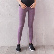 【NAMASTE】Slim 包覆瑜珈褲 - 麻紫