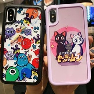 手機殼IPhone6(s)/7/8(P)/XR/X(S)/MAX : 浮雕怪獸大學/露娜貓