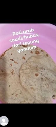 roti arab/hubus tepung gandum /5 lembr