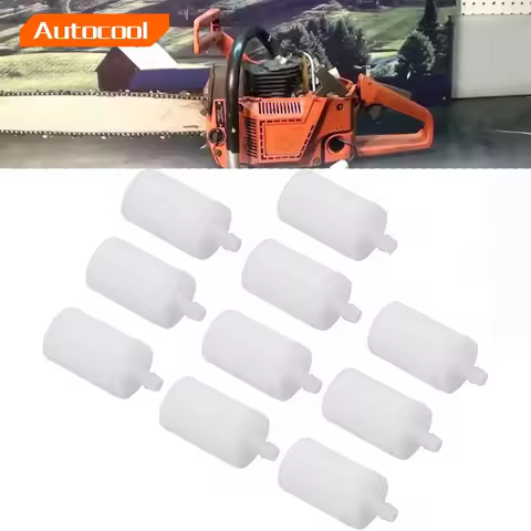 10PCS Chainsaw Fuel Filters 5mm/6mm For Husqvarna 50 55 61 65 66 77 395 435 435E 440 444 450 450E 45
