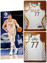 Luka Doncic Nike NBA 獨行俠城市版球衣含贊助標 小牛 MVP D77 City SW