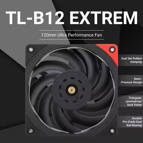 Thermalright 120mm Case Fan TL-B12 EXTREM LCP/B12/B12W/B12 EXTREM CPU Cooling Fan 120mm Static Press