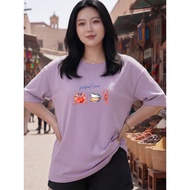 2Y927 [AIYOU] M-5XL Tshirt Woman T Shirt Baju Perempuan Style   Korean Style Plus Size Women Plus Si