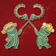 1Q84·Spot Stock Fridge Magnets【6PCS】哪吒 闹海 Movie 哪吒之魔童闹海 敖丙 太乙真人 Fidget Spinner Bag Car keyRing KeyCh