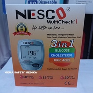 Alat Nesco MultiCheck - Alat Tes Gula Darah Kolesterol Asam Urat