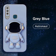 Soft Case VIVO Y12 Y15 Y17 Silicon Astronot Plating Mewah Premium Handphone