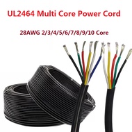 UL2464 Multi-Core Sheathed Power Cord 28AWG 2/3/4/5/6/7/8/9/10Core  Tinned Copper Signal Control Wir