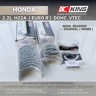 KING Bearing HONDA 2.2L H22A EURO R ( 55mm Crank Journal ) DOHC 16V VTEC for Accord Euro R CL1