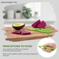 【EN】 3-in-1 Avocado Slicer Professional Kitchen Tool Fruit Corer Peeler Cutter for Avocado Toast Gua