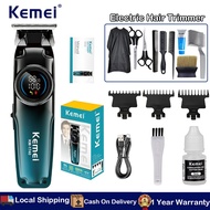 Kemei Barber Fade Hair Clippers Professional Cordless Hair Trimmer Rechargeable Haircut Tool Hair Cu