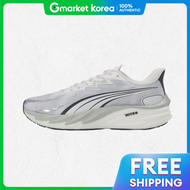 PUMA | รองเทาวง Puma Velocity Nitro 4 Charbon - สขาว-เทาเขม-สเทา Glacial