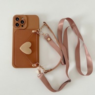 Card Holder Leather Phone Casing for Apple iPhone 7 8 Plus X Xr Xsmax 11 12 13 14 Pro Max Case Cover