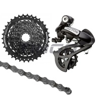 Shimano Altus M310 MTB Bike 1 × 8 Speed กลุ่มด้านหลัง RD-M310 Derailleur HG31-8เทปคาสเซ็ตโซ่ HG40 11