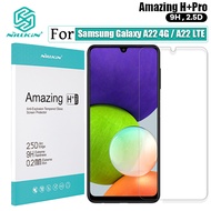 Nillkin Ultra Thin 9H Tempered glass for Samsung Galaxy A22 4G / A22 LTE 4G Screen Protectors H + Pr