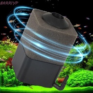 BARR1YP Bio Sponge Filter, 3 in1 Black Shrimp Pond Air Pump, Multifunctional Cleaning Debris Plastic