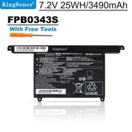 FPB0343S Laptop Battery For Fujitsu LIFEBOOK U939/A U938/S Series FPCBP544 7.2V 25WH