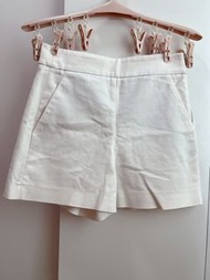 Zara White Shorts白色短褲