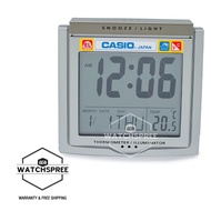 Casio Silver Alarm Clock DQ750F-8D DQ-750F-8D