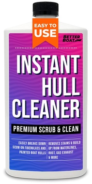 Fiberglass Boat Hull Cleaner for Boats & Aluminum Boat Cleaner Cleaning Supplies Marine Metal Stain