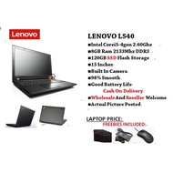 【COD】 lenovo laptop i5 i7 L540 15inch t440 E440 L440 4TH GEN 8GB RAM 120GB SSD BUILT IN CAMERA