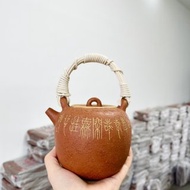 送禮紫砂壺茶壺福韵提梁 烧水煮茶 800cc 满 老段粉红降坡 色