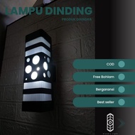 MINIMALIST OUTDOOR FENCE PILLAR WALL LAMP
